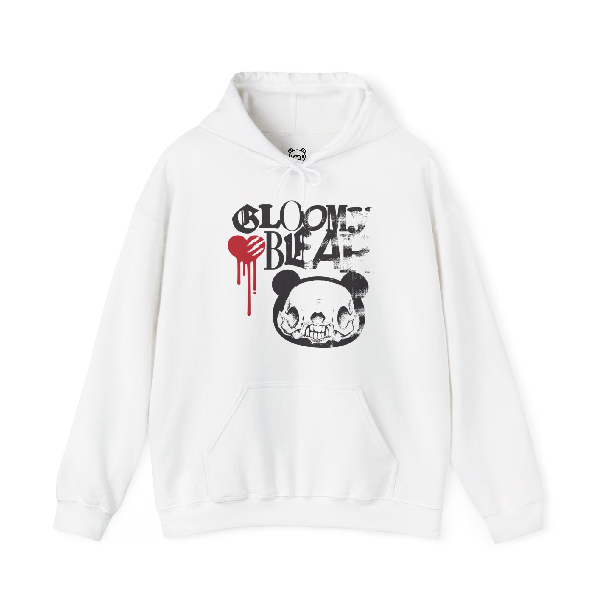Gloomy Bear Skull Graffiti Hoodie
